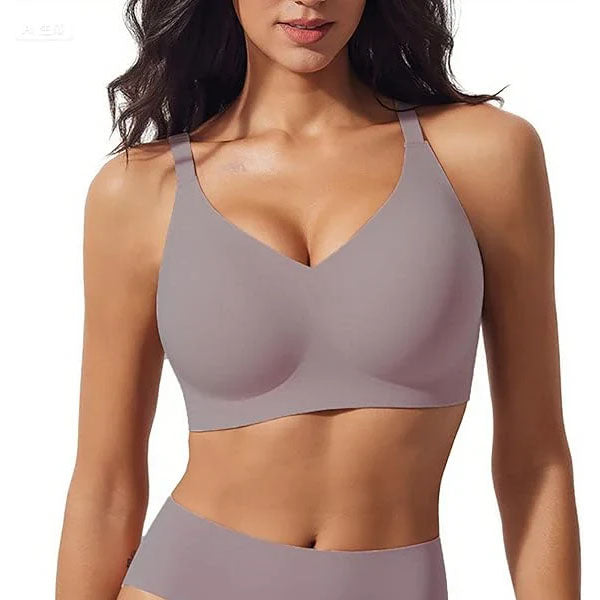 Jolly Women's Wireless Bra | Silky Soft, Deep V Design 5
