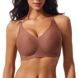 Jolly Women's Wireless Bra | Silky Soft, Deep V Design 8