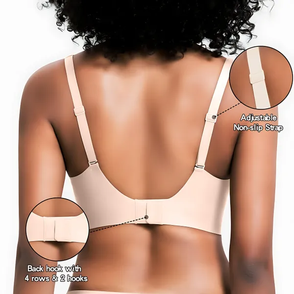 Lila Women's Wireless Bra | Soft Nylon Blend, Comfortable Lift 5