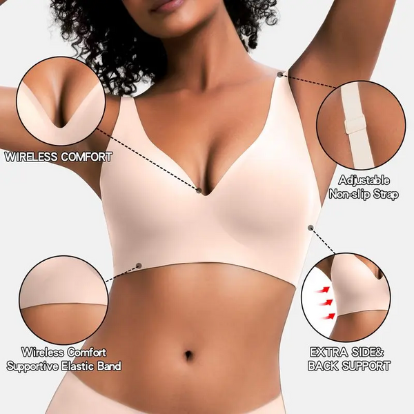 Lila Women's Wireless Bra | Soft Nylon Blend, Comfortable Lift 6