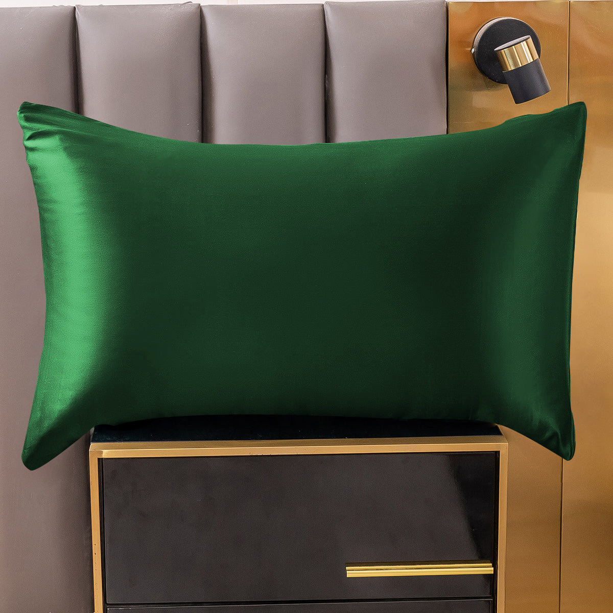 Opulent Silk Pillowcase | 100% Mulberry Silk, Hidden Zipper for Hair Care 2