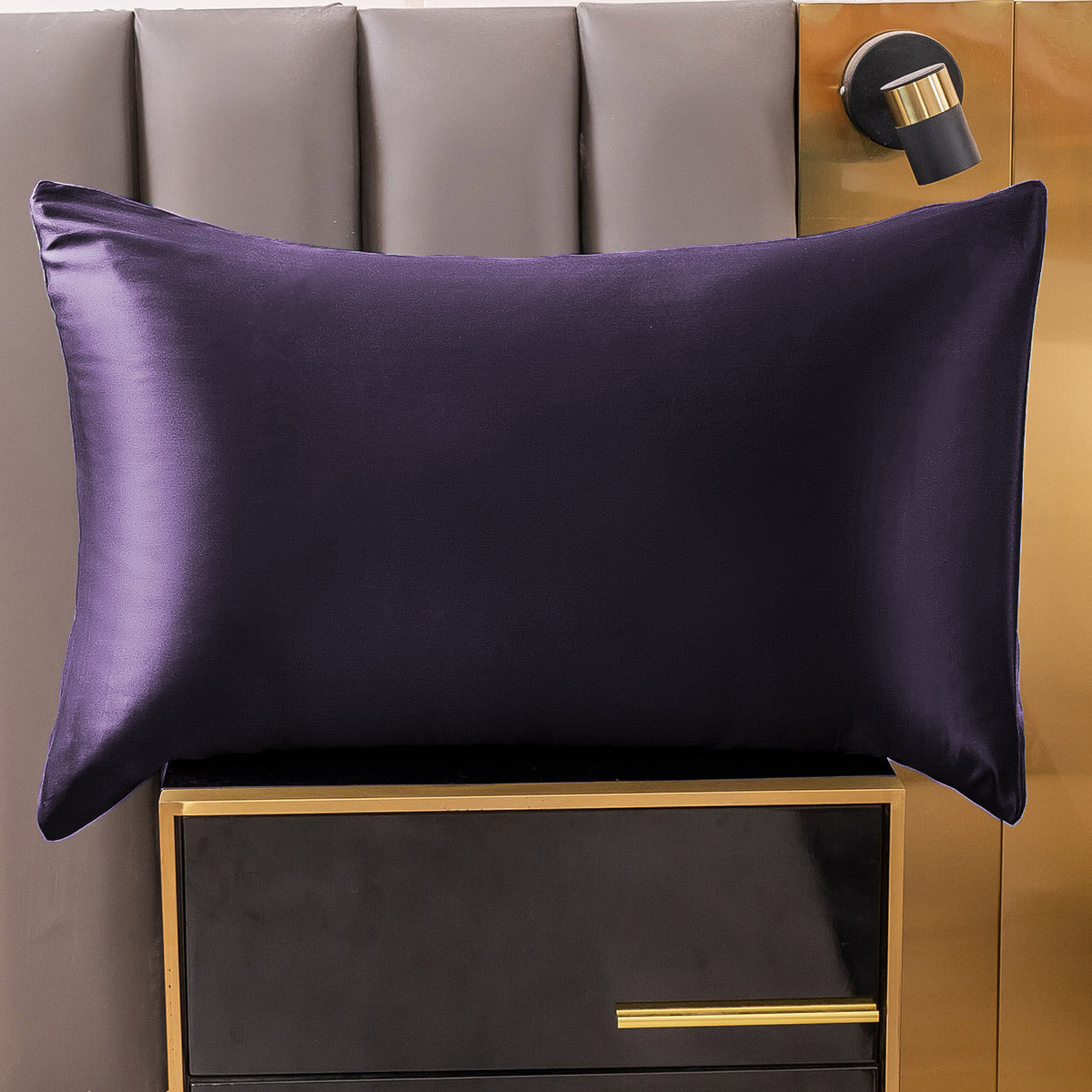 Opulent Silk Pillowcase | 100% Mulberry Silk, Hidden Zipper for Hair Care 8