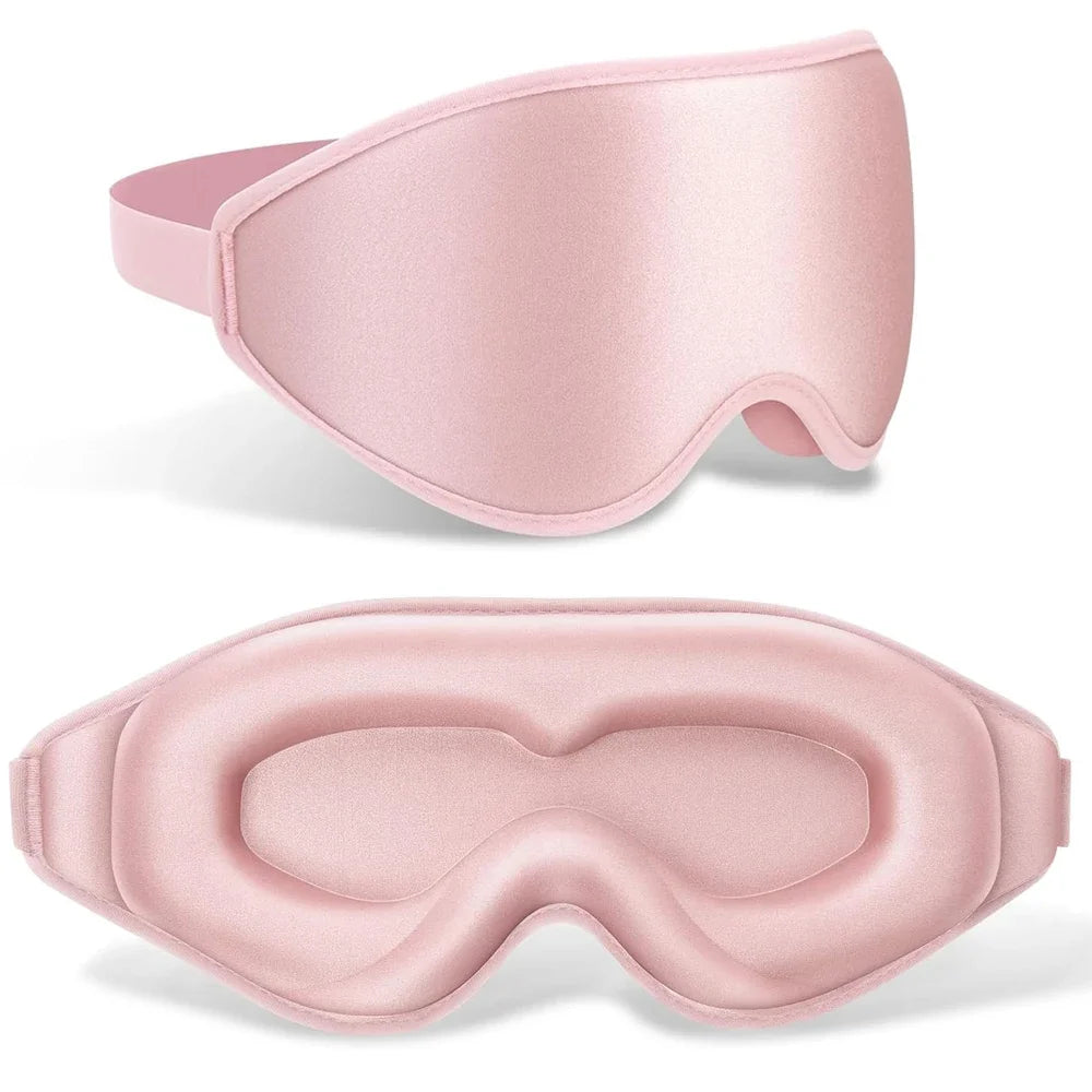 Pillow 3D Sleep Mask | Memory Foam, Total Light Blockout 1