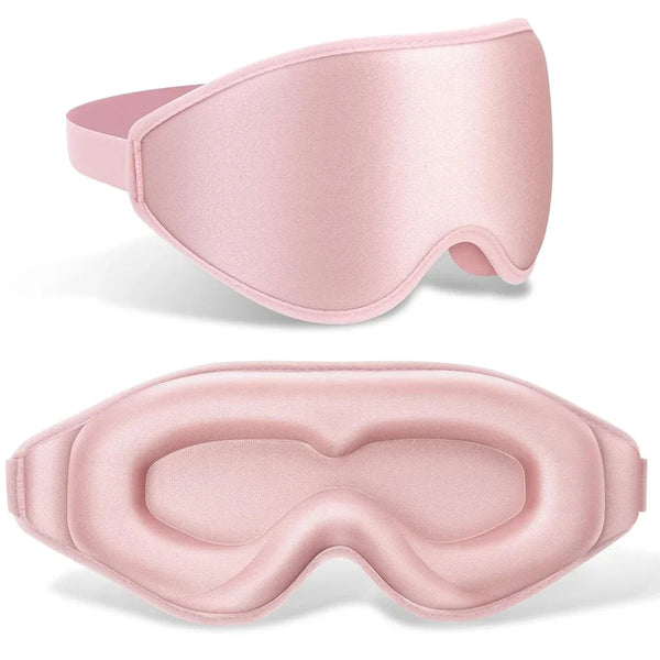 Pillow 3D Sleep Mask | Memory Foam, Total Light Blockout 1