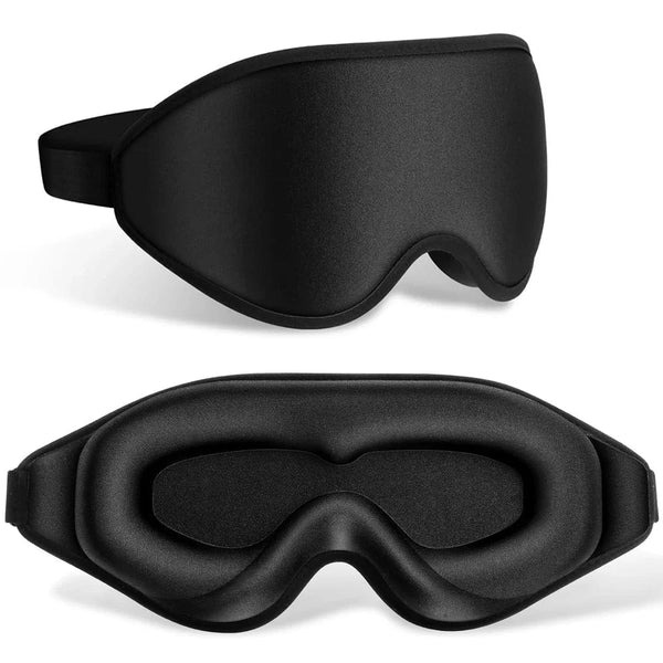 Pillow 3D Sleep Mask | Memory Foam, Total Light Blockout 2