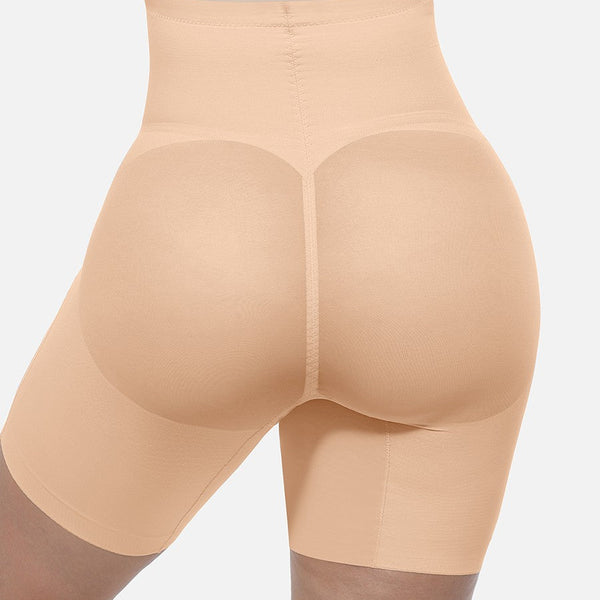 Mesh Women's High-Waisted Shorts | Breathable Mesh Fabric, Mid Thigh Length