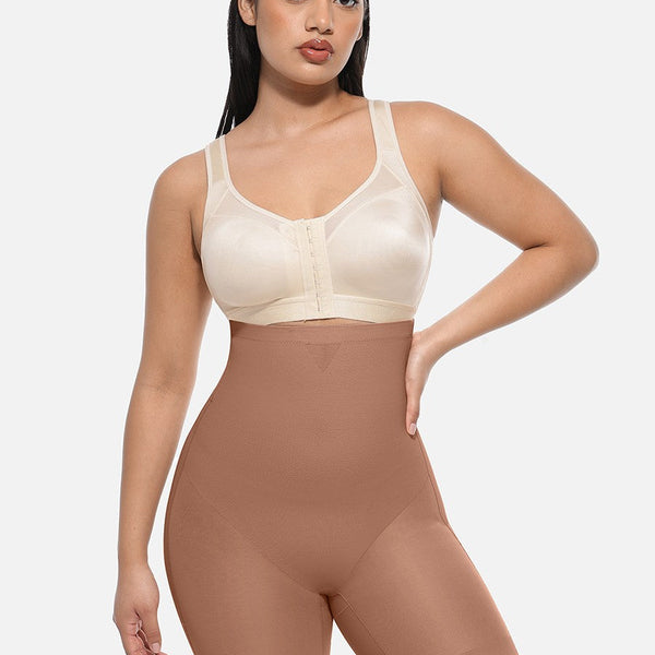 Mesh Women's High-Waisted Shorts | Breathable Mesh Fabric, Mid Thigh Length